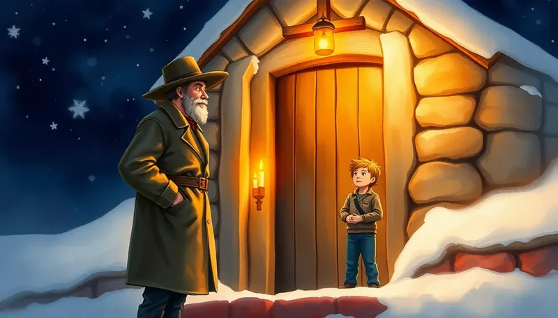 Eli Wheeler Lights His Church on the Frozen Prairie