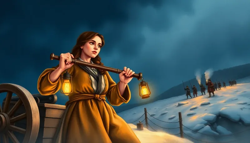 Margaret Corbin Holds the Line at Fort Washington
