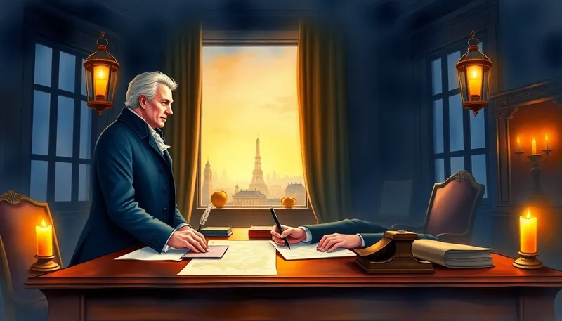 James Monroe Stands Alone Before Napoleon