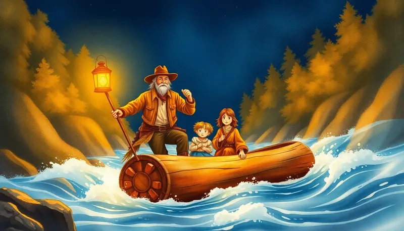 Daniel Boone's Brave River Crossing