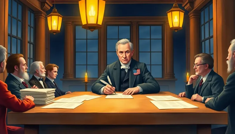 John Jay Writes the Treaty That Saved the Peace — Founding Fathers, Ages all