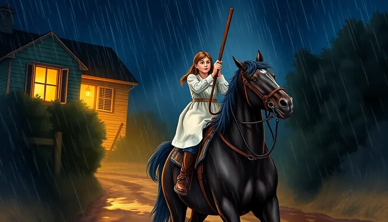 Sybil Ludington Rides Through the Burning Night