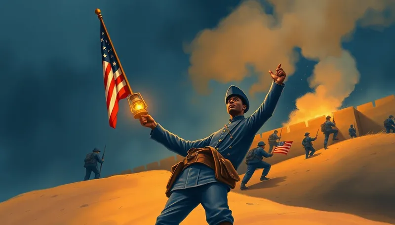 The 54th Massachusetts Charges Fort Wagner — Freedom Fighters, Ages all