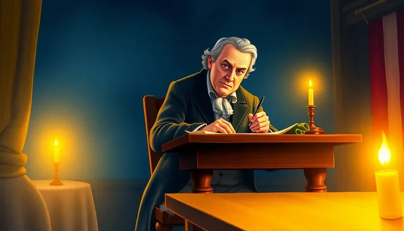 Gouverneur Morris Writes the Words That Echo Forever